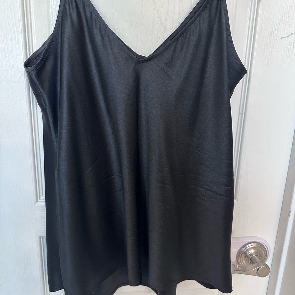 Paige 100% Silk Tank - size Large